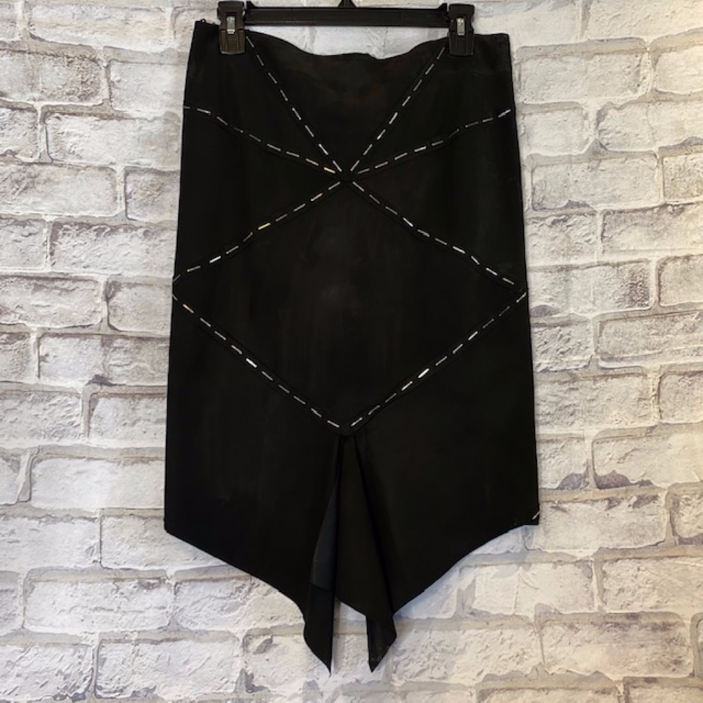 Yves Saint Laurent Leather Skirt